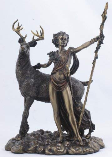 Moon Diana statue