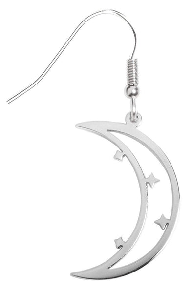 Starry Moon Earrings Collectible Jewelry Accessory Dangle Studs Jewel
