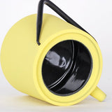 JAPAN COLLECTION Yellow Cast Iron Teapot With Wood Lid and Stainless Steel Infuser
