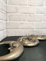 BOTEGA EXCLUSIVE Triple Goddess Maiden Mother Crone Bronze Finished Moon Wall Plaque