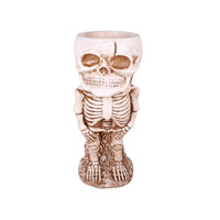 PACIFIC GIFTWARE Funny Skeleton Candy Pot Bowl Holder Resin Figurine