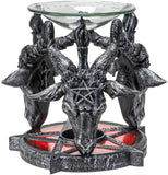 Summit Collection Baphomet Sabbatic Goat Diety Head 5.25" Tall Oil Burner Tart Warmer Aroma Scent Statue Votive Holder Home Fragrance Aroma Accessory Figurine