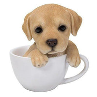 PACIFIC GIFTWARE Adorable Teacup Pet Pals Puppy Collectible Figurine 5.75 Inches (Yorkie)