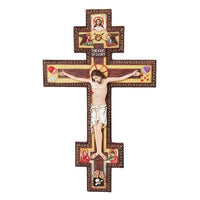PACIFIC GIFTWARE 12 Inch Byzantine The King of Glory Crucifix Statue Figurine