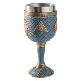 PACIFIC GIFTWARE Masonic Square and Compasses Goblet with Removeable Inner