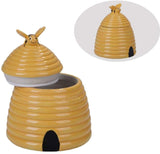 Glossy Ceramic Sculpted Cookie Jar Treat Candy Canister