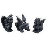 PACIFIC GIFTWARE 2.75 Inch Miniature Gargoyles Three Statue Figurines Set