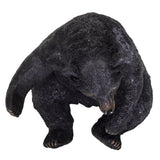 PACIFIC GIFTWARE Black Bear Wine Holder Resin Figurine Statue