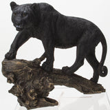 PACIFIC GIFTWARE Realistic Big Cat Black Panther Wildlife Leopard Cougar Decorative Resin figurine Statue