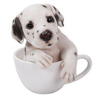 PACIFIC GIFTWARE Adorable Teacup Pet Pals Puppy Collectible Figurine 5.75 Inches (Yorkie)