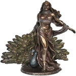 PACIFIC GIFTWARE Hera & Peacock Statue Greek Mythology Figurine