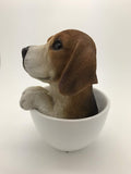 PACIFIC GIFTWARE Adorable Teacup Pet Pals Puppy Collectible Figurine 5.75 Inches (Yorkie)