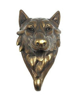 PACIFIC GIFTWARE Wild Animal Head Single Wall Hook Hanger Animal Shape Rustic Faux Bronze Decorative Wall Sculpture (Tiger)