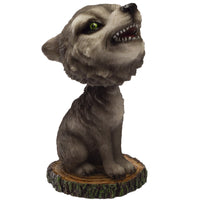 PACIFIC GIFTWARE Howling Wolf Bobble Head Resin Figurine