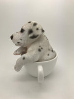 PACIFIC GIFTWARE Adorable Teacup Pet Pals Puppy Collectible Figurine 5.75 Inches (Yorkie)