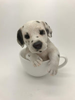 PACIFIC GIFTWARE Adorable Teacup Pet Pals Puppy Collectible Figurine 5.75 Inches (Yorkie)