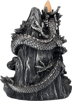 Chinese Dragon Backflow Burner Resin Figurine