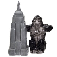 PACIFIC GIFTWARE NY Empire State Building with Giant King Kong Monster Ceramic Salt and Pepper Shakers Set