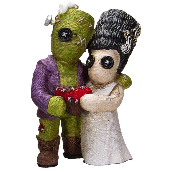 PACIFIC GIFTWARE Pinhead Monsters Immortal Love Frankenstein & His Bride