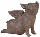 SUMMIT COLLECTION Rustic Decor Whimsical Flying Pigs Cobra Pose Kitchen Dining Room Farmhouse