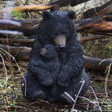 PACIFIC GIFTWARE Realistic Black Bear with Cub Figurine Statue