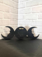 BOTEGA EXCLUSIVE Triple Goddess Maiden Mother Crone Bronze Finished Moon Wall Plaque