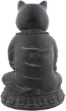 PACIFIC GIFTWARE Cat Buddha Meditating Statue Eastern Enlightenment Masterpiece