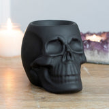PAACIFIC GIFTWARE White Skull Aromatherapy Oil Burner Wax Warmer Tealight Holder