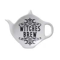 ALCHEMY ENGLAND DESIGN Witches Brew Tea Spoon Ceramic Rest Holder