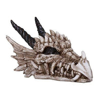 PACIFIC GIFTWARE Dragon Skull Statue Collectible Home Decor Resin