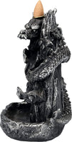 Chinese Dragon Backflow Burner Resin Figurine