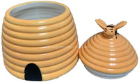 Glossy Ceramic Sculpted Cookie Jar Treat Candy Canister