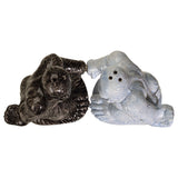 PACIFIC GIFTWARE Big Foot Ceramic Salt and Pepper Shakers Set