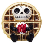 Pacific Giftware Furrybones Puffle Signature Skeleton in a Belgian Waffle  Costume with a Strawberry Topping Friend 3.5” Tall