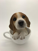PACIFIC GIFTWARE Adorable Teacup Pet Pals Puppy Collectible Figurine 5.75 Inches (Yorkie)