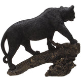 PACIFIC GIFTWARE Realistic Big Cat Black Panther Wildlife Leopard Cougar Decorative Resin figurine Statue