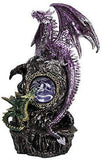PACIFIC GIFTWARE Dual Dragon on Rock with LED Light
