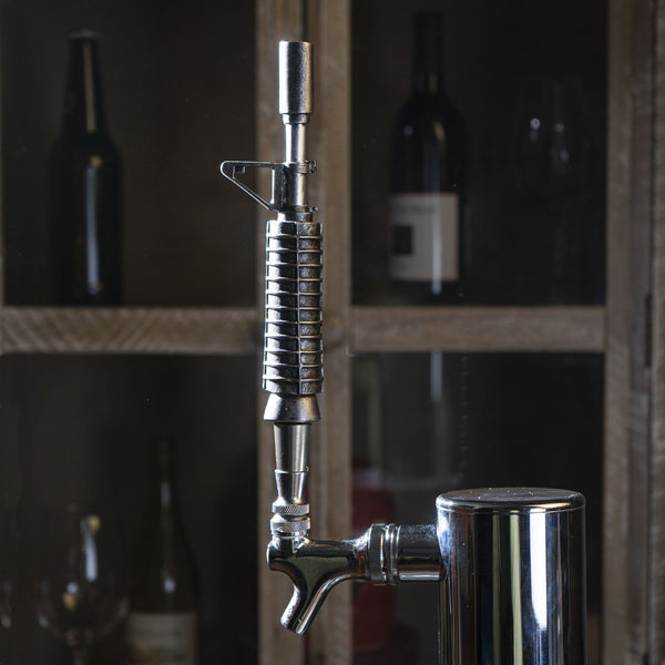 PACIFIC GIFTWARE Sports Bar Essential AR15 Model Rifle handle Beer Tap Pull Faucet Handle