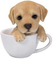 PACIFIC GIFTWARE Adorable Teacup Pet Pals Puppy Collectible Figurine 5.75 Inches (Yorkie)
