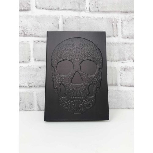 BOTEGA EXCLUSIVE Embossed Floral Skull Hardback Journal