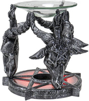 Summit Collection Baphomet Sabbatic Goat Diety Head 5.25" Tall Oil Burner Tart Warmer Aroma Scent Statue Votive Holder Home Fragrance Aroma Accessory Figurine