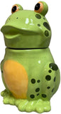 Glossy Ceramic Sculpted Cookie Jar Treat Candy Canister
