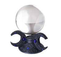 PACIFIC GIFTWARE Triple Moon Goddess Wiccan and Witchraft Crystal Gazing Ball