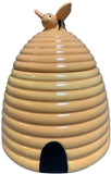 Glossy Ceramic Sculpted Cookie Jar Treat Candy Canister