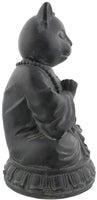 PACIFIC GIFTWARE Cat Buddha Meditating Statue Eastern Enlightenment Masterpiece