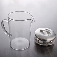 JAPAN COLLECTION 5.75 Inches Tea Concept Simple Brew Loose Leaf  Glass Tea Pot with built in strainer18.5 oz