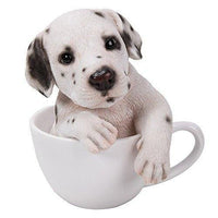 PACIFIC GIFTWARE Adorable Teacup Pet Pals Puppy Collectible Figurine 5.75 Inches (Yorkie)