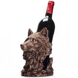 PACIFIC GIFTWARE Wolf Themed Wine Bottle Holder