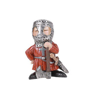 PACIFIC GIFTWARE Medieval Knight Mini Resin Figurine Set of 4