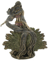PACIFIC GIFTWARE Hera & Peacock Statue Greek Mythology Figurine